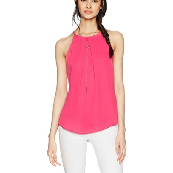 by&by pink scalloped camisole 10 petite - Picture 1 of 8